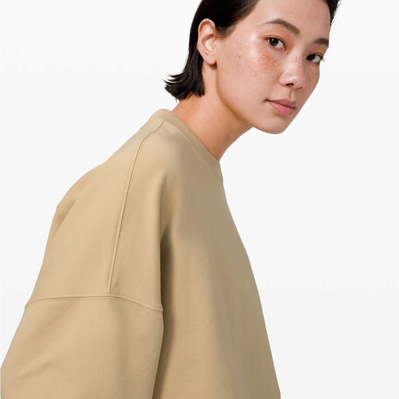Lululemon LA Oversize Boxy Crew in Trench, size M/L - Picture 3 of 3